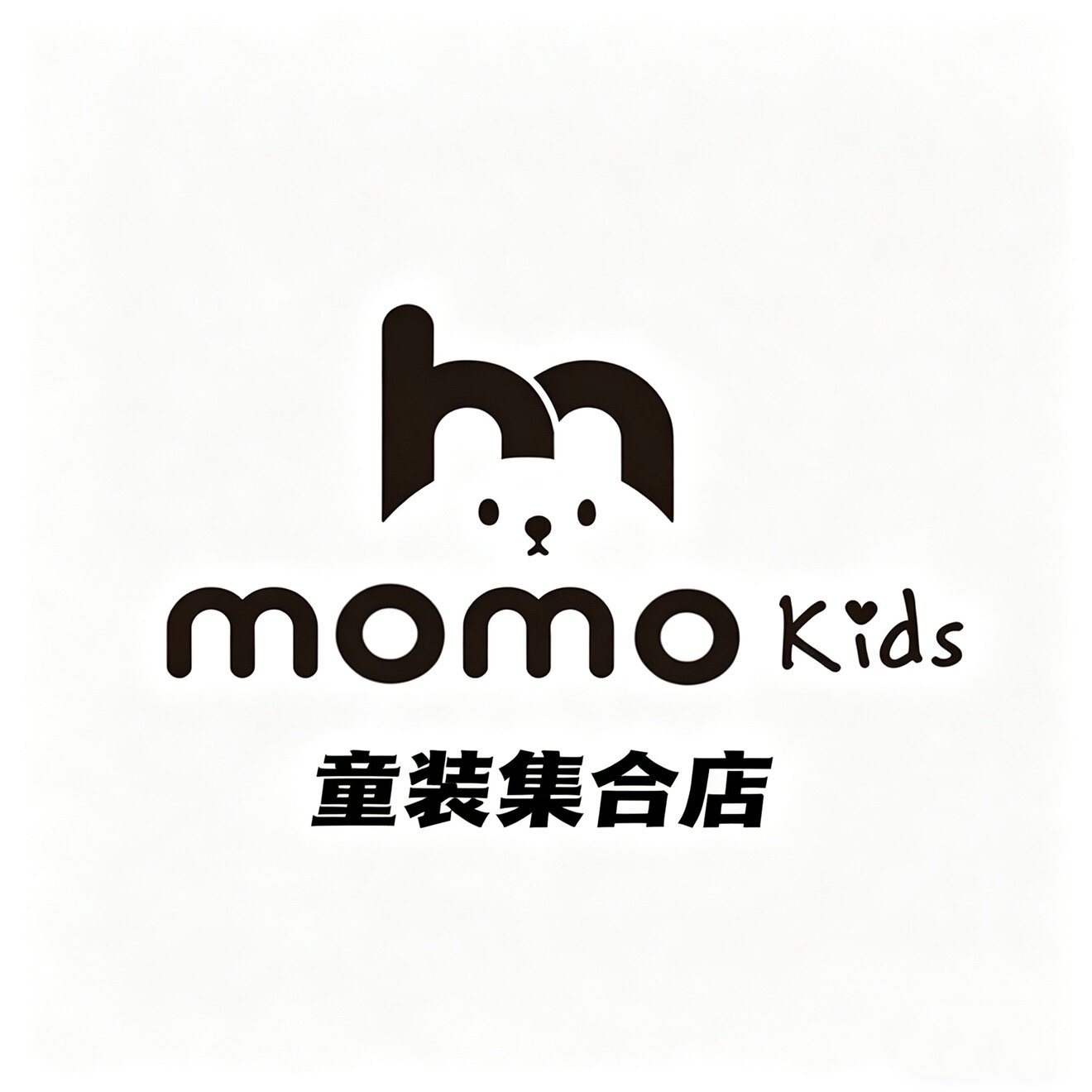 Momokids童装集合店的LOGO