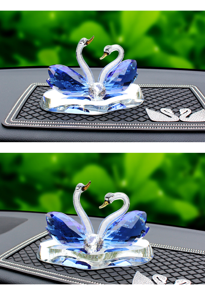 Trang trí nội thất xe hơi nước hoa pha lê chỗ ngồi Xe hơi nước hoa trang trí xe ô tô trang trí thiên nga trang trí vật tư trang trí nội thất xe hơi