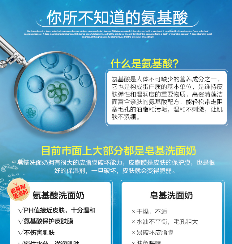 Gao Ziqing Lianjing làm sạch bọt cao cấp sữa rửa mặt chính hãng truy cập sâu làm sạch bàn chải kiểm soát đầu xả dầu sữa rửa mặt perfect whip màu xanh