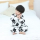 Bộ đồ ngủ trẻ em Xiêm pyjama mùa đông san hô nhung dày 1 bé trai 3 tuổi và túi ngủ bé chống đá quần áo cho trẻ sơ sinh