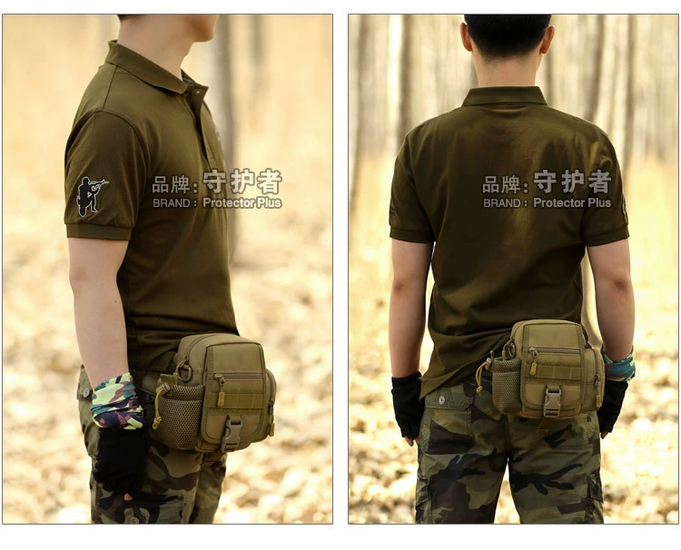 Người giám hộ túi đa chức năng chiến thuật túi súng cao su thể thao chạy đường Á châu cốc nước câu cá túi nước ngoài trời