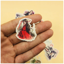 Handbill Sticker Packs Ancient Wind Beauty Mens West Gate Blowing Snow 39 Entrance Ledger Sticker Album decoration RMB25