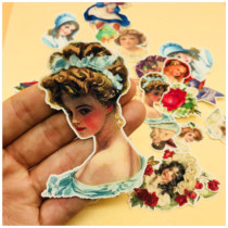 Handbill Sticker Packs Classical Angel and Girls 37 Entrance Ledger Sticker Album decoration RMB25