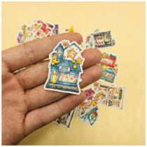 Handbill Sticker Bag Sweet Hotel 33 Entrance Ledger Sticker Album decoration RMB25