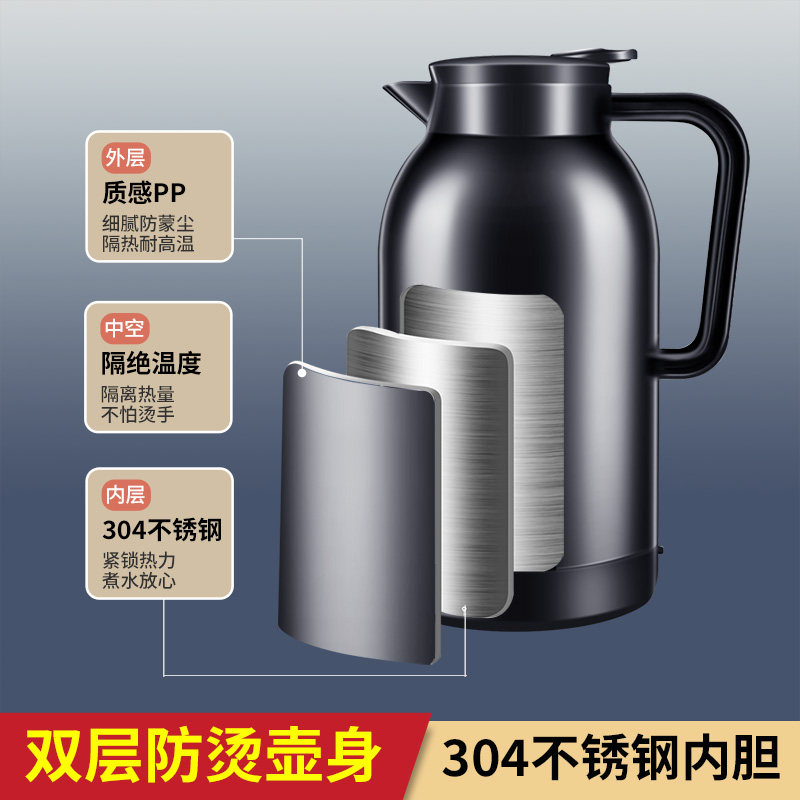 Car Kettle 12V24V Universal Electric Kettle for Cars, Trucks, and Vans, Dual-Use for Home and Vehicle