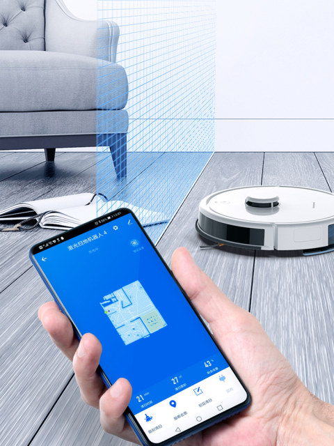 Klinsmann sweeping robot smart home ການກວາດສູນຍາກາດບາງໆອັດຕະໂນມັດຢ່າງເຕັມສ່ວນແລະເຄື່ອງເຮັດຄວາມສະອາດສາມໃນຫນຶ່ງ