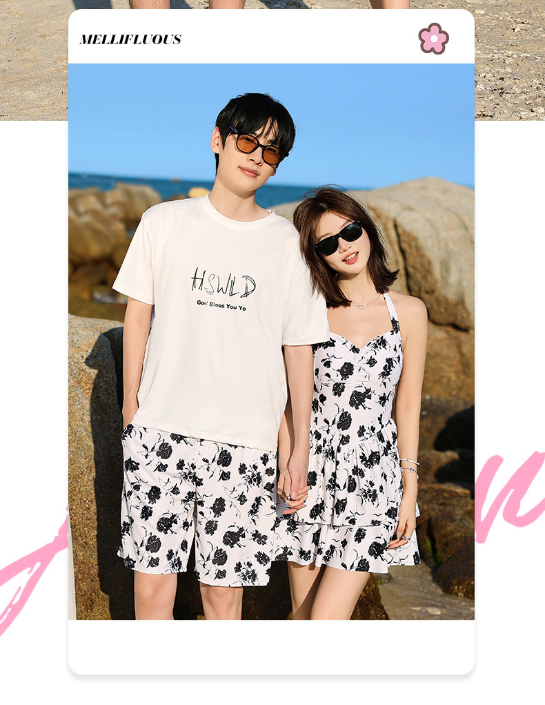 Купальник, сексуальные пляжные штаны, комплект, для влюбленных 