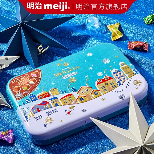 Meiji Meiji Snow Kiss Chocolate 180g золотая подарочная коробка для шоколадной коробки с шоколадной коробкой шоколад шоколад шоколад
