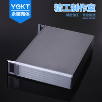 445W2U300 deep industrial metal aluminium profile case set for instrument meter equipment PCB Industrial control power box