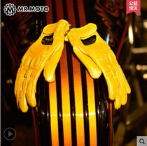 MR MOTO vintage gloves motorcycle gloves male motorcycle riding rider gloves motorcycle anti-fall gloves leather