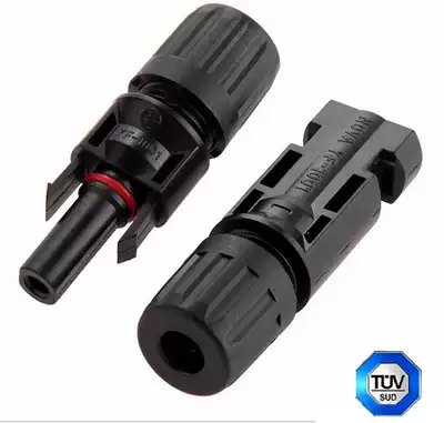 Solar power MC4 connector photovoltaic cable connector waterproof male and female module DC plug 30A