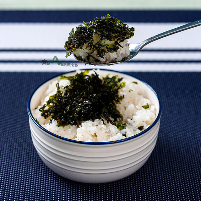 Korean famous deep-fried seaweed for rice balls, seaweed with olive oil, mixed rice with sushi, seaweed vegetable snacks, good quality 1kg