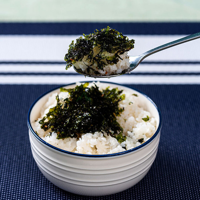 You Xiaoxian Korean-Style Fried Seaweed Flakes for Rice, Ready-To-Eat Seaweed Flakes for Rice, Seaweed Rice Balls 400g Bag