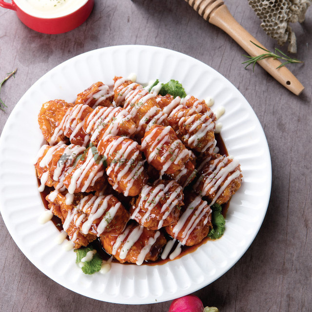 5kg Korean Meitan Colorful Milk Cheese Sauce Korean Fried Chicken Sauce Barbeque Sauce Durian Lemon Milk Cheese Sauce Commercial