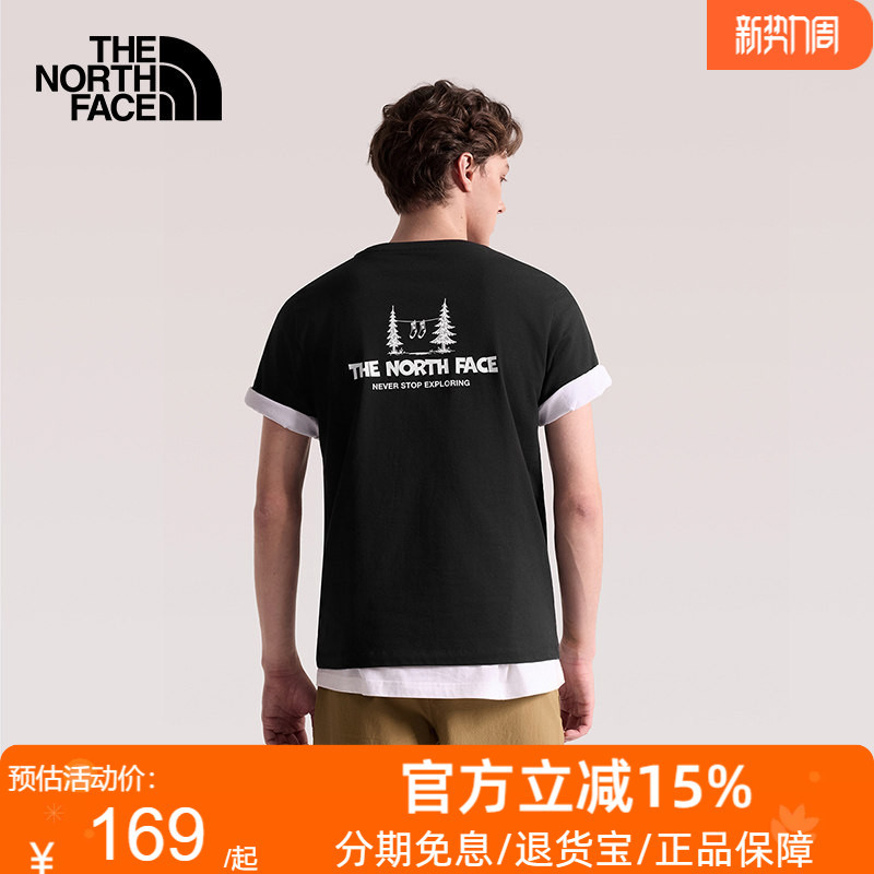 Thenorthface 26 Spring and Summer New Unisex Cotton Printed Short-Sleeved T-Shirt Outdoor Breathable 8Gvd Thenorthface 26 Spring and Summer New Unisex Cotton Printed Short-Sleeved T-Shirt Outdoor Breathable 8Gvd