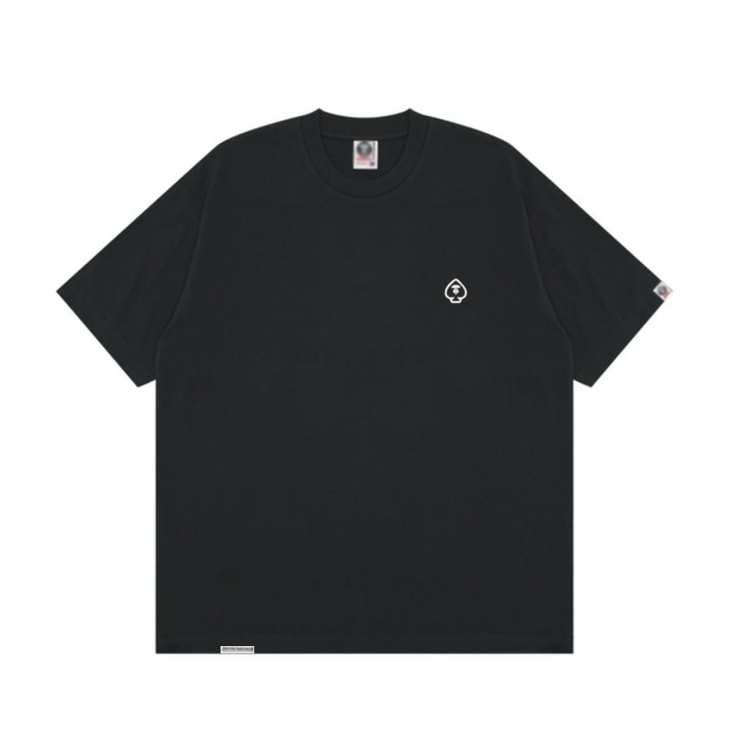 Trendy Brand Ape New Short-Sleeve T-Shirt Unisex Ape Emblem Army Short-Sleeve Base Shirt