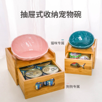 Dog bowl ceramic large-capacity large-face cat bowl protects cervical vertebrae pet against topper pepper pepper pepple rice bowl