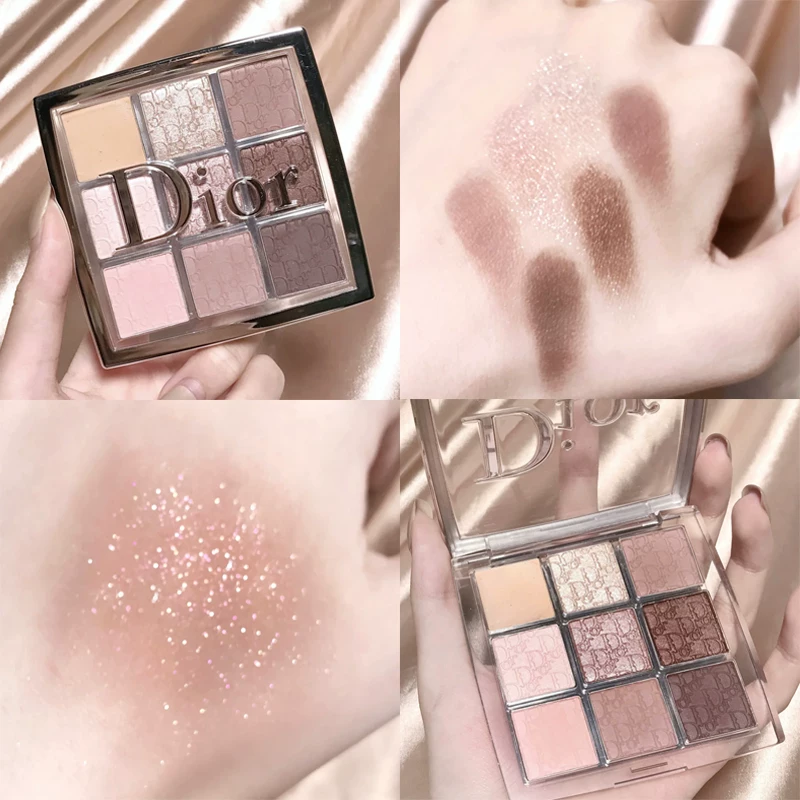 Dior/ Задний фон макияжа платформа девять сетки nine-color палетка тени для век 001 002 003 010