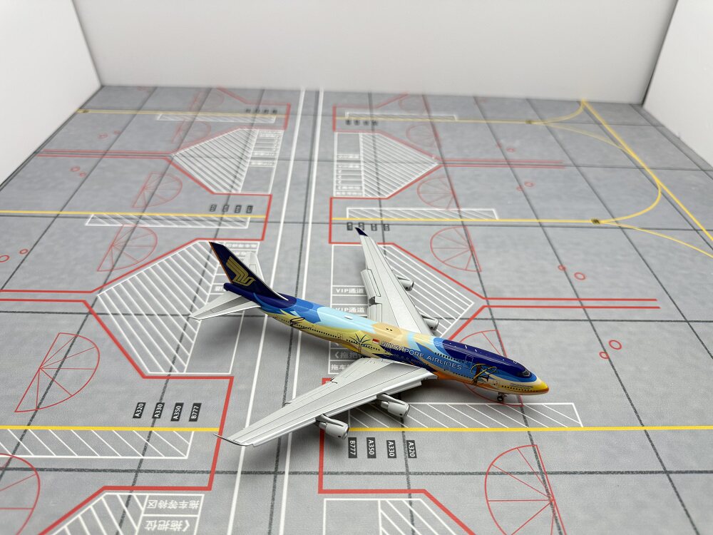 1/400 Singapore Airlines B747 400 Metal Aircraft Model 9V SPK SPL