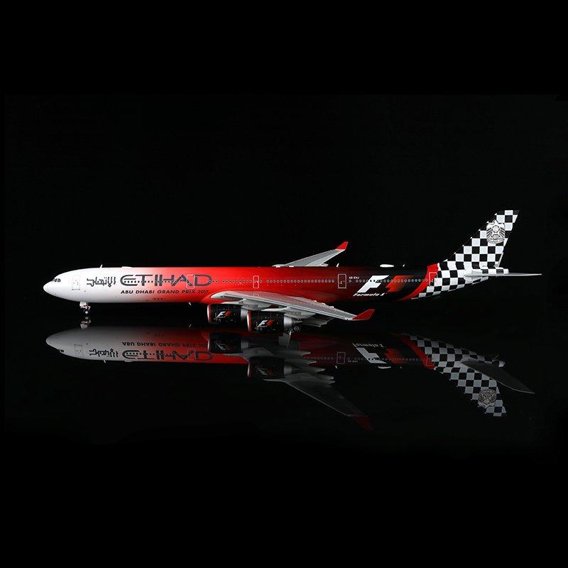 现货SQ Wings 1/200 阿提哈德航空A340-600 合金飞机模型A6-EHJ-飞机