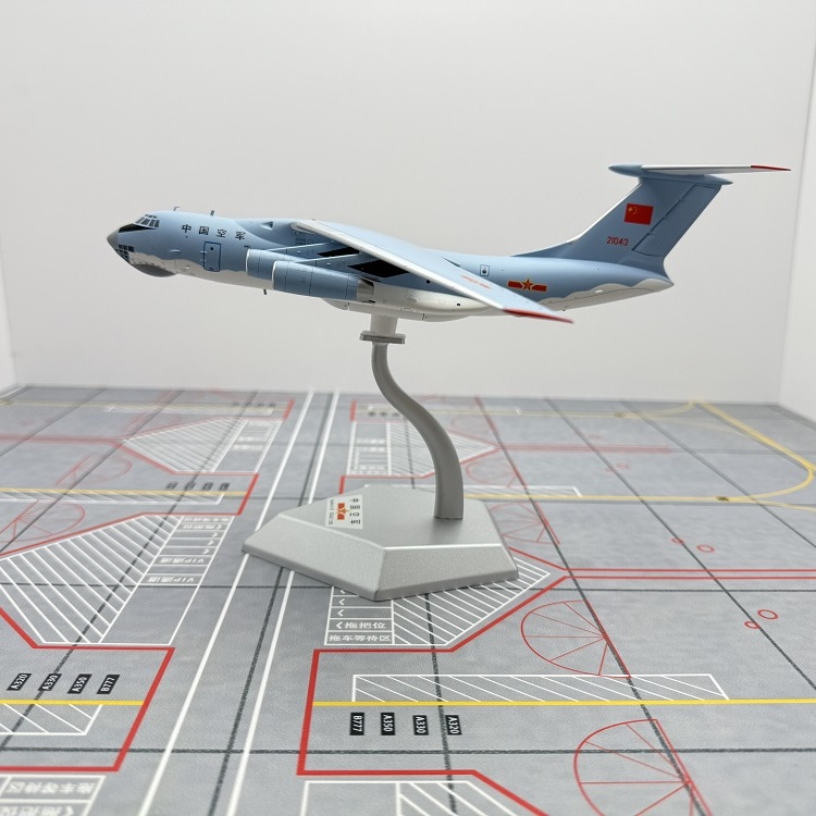 SQ Wings 1:200 IL-76 中国空軍 21043 1:200 SQ Wings PLAAF Ilyushin IL-76 21043 Diecast Aircraft