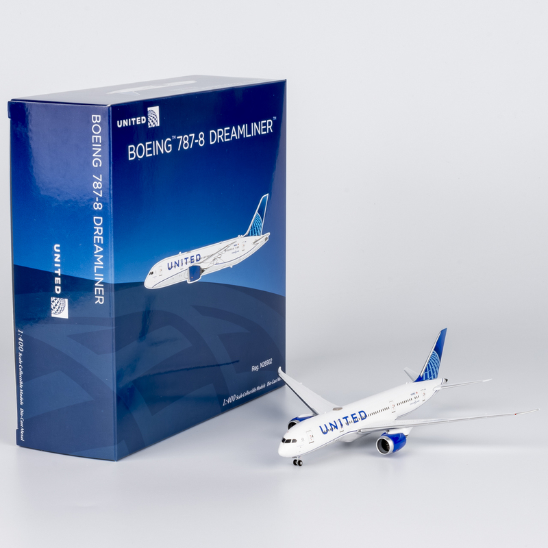 Ng 1/400 N26902/N45905 United Airlines B787-8 New Livery Metal Airplane Model