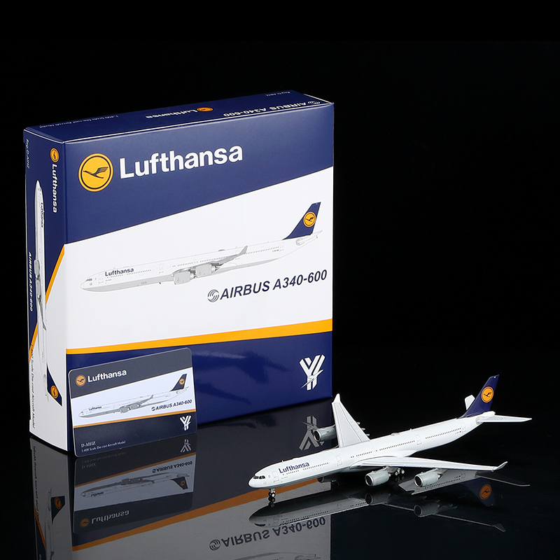 Yy Wings 1/400 Lufthansa A340-600 Metal Aircraft Model D-Aihz Yy Wings 1/400 Lufthansa A340-600 Metal Aircraft Model D-Aihz