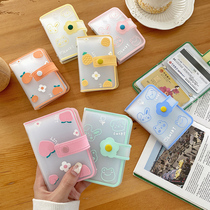 New 2021 card bag female large-capacity multi-card position Japanese small ultra-thin anti-degaussing card cover card bag card holder
