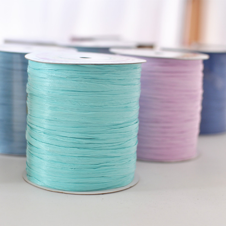 First-Class Cotton Straw Raffia Paper Thread for Handmade Crochet Knitting ins Summer Bag Hat with Shaping Strip Included