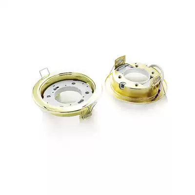 GX53 electric gold-plated integral cabinet baking paint lamp base electroplating multi-color ceiling lamp base courtyard lighting lamp holder customization