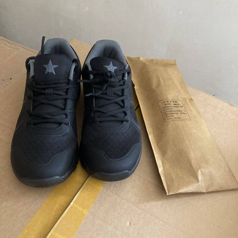 Jihua 3514/19 Original Factory Genuine New Style Physical Training Running Training Black Breathable Wear-Resistant Ultra-Light Running Shoes