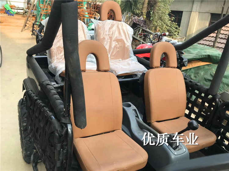 300CC bốn chỗ ngồi jeep bãi biển kart lớn bốn bánh bốn chỗ nông dân off-road xăng dành cho người lớn utv ống thép xe