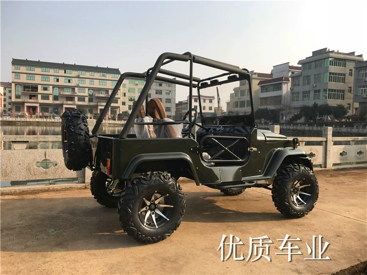 2018 lớn bốn bánh xe điện jeep dành cho người lớn bằng thép ống kart utv off-road xe máy nông dân