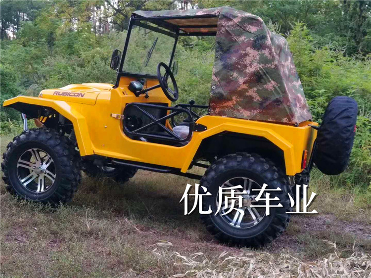 300CC Jeep ATV bốn bánh off-road xăng lớn dành cho người lớn bốn chỗ xe máy leo núi xe máy ống thép UTV moto mini giá 1 triệu