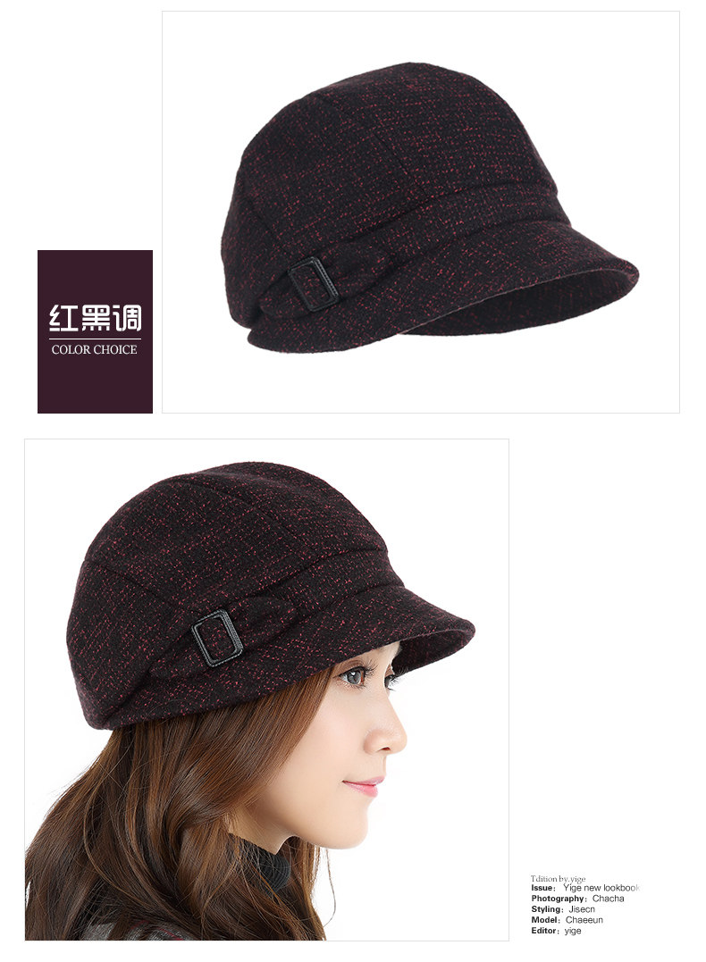 Chapeau pour femme en Melange de laine - Ref 3234088 Image 7
