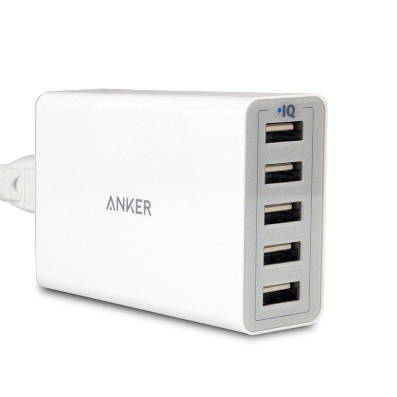 Anker 5\/6口USB口高速充电器头 平板手机 iph