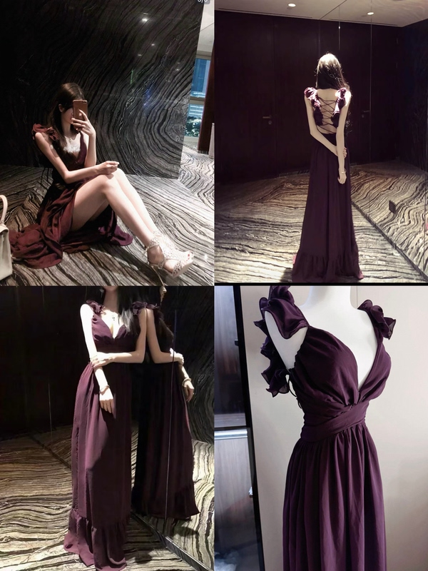 Pattern Making in Progress ~ There Are No More Beauties in the Capital ~ Koala Purple Long Dress (Popular among Collectors, Multiple Versions Available)