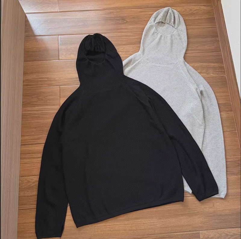 Gdw 0 Series Outdoor Wool Hooded Sweatshirt Knit Pullover Top Warm Breathable Functional Hoodie