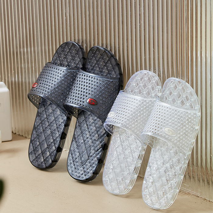 Crystal Slippers for Women, Summer Indoor Non-Slip, Odor-Resistant, Home Use, Bathroom, All-Season Thick-Soled, Odor-Resistant Men's Sandals