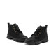 Mowa Winter Fleece-Lined Martin Boots for Men and Women, Same Style for Couples, Hook British Motorcycle Short Boots, Thick-Soled High-Top Children's Boots