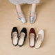 Women's Summer 2025 New Style Slip-On Mules with Hidden Height Increase, Closed-Toe, Silver Wedge Heels