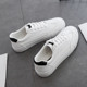 Trendy Women's White Sneakers 2024 New Popular Versatile Shoes for Women to Pair with Skirts Summer White Sneakers for Women