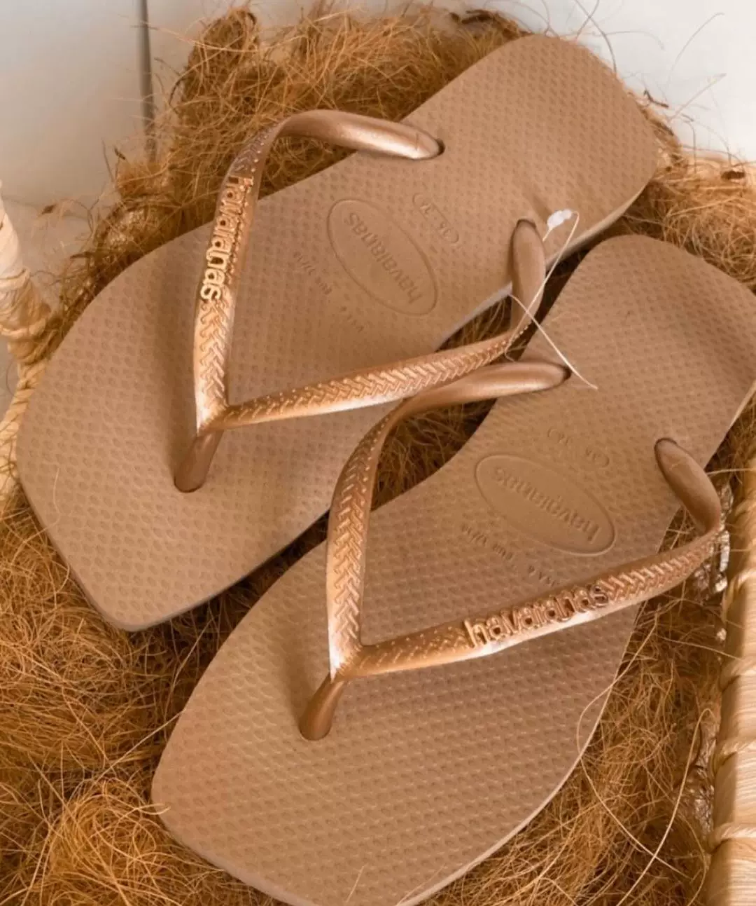 [Оригинальные сланцы Havana Havaianas женские шлепанцы с узкой подошвой противоскользящие]