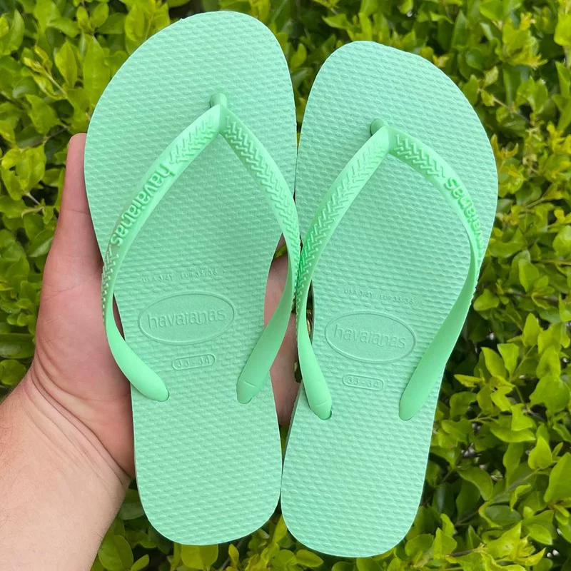 [Оригинальные сланцы Havana Havaianas женские шлепанцы с узкой подошвой противоскользящие]