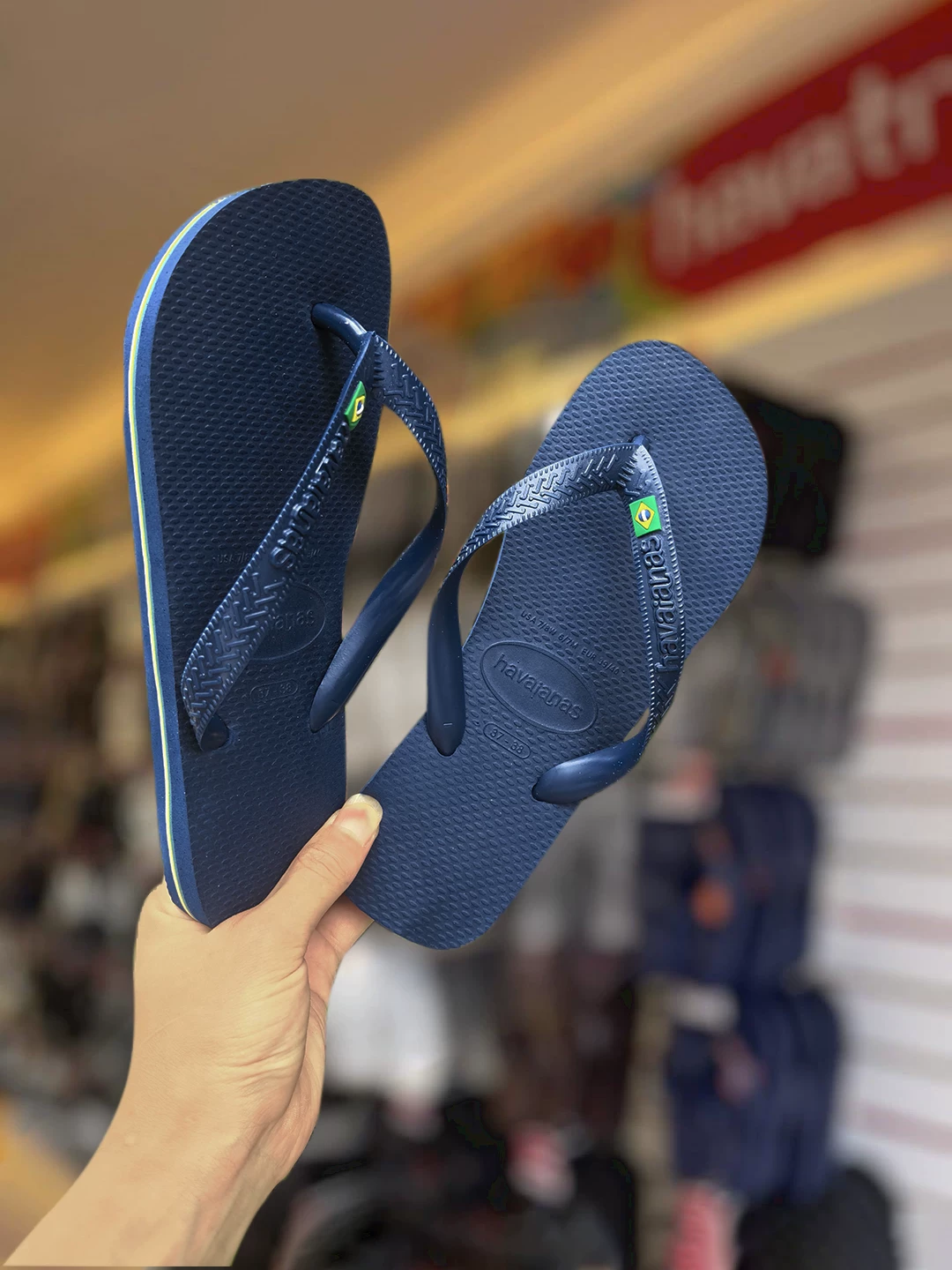 [Бразилия havaianas вьедо Хаваана TOP мужская/женская парные резиновые шлепанцы межплатформенные]