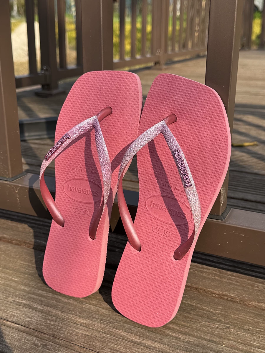 [Оригинальные сланцы Havana Havaianas женские шлепанцы с узкой подошвой противоскользящие]