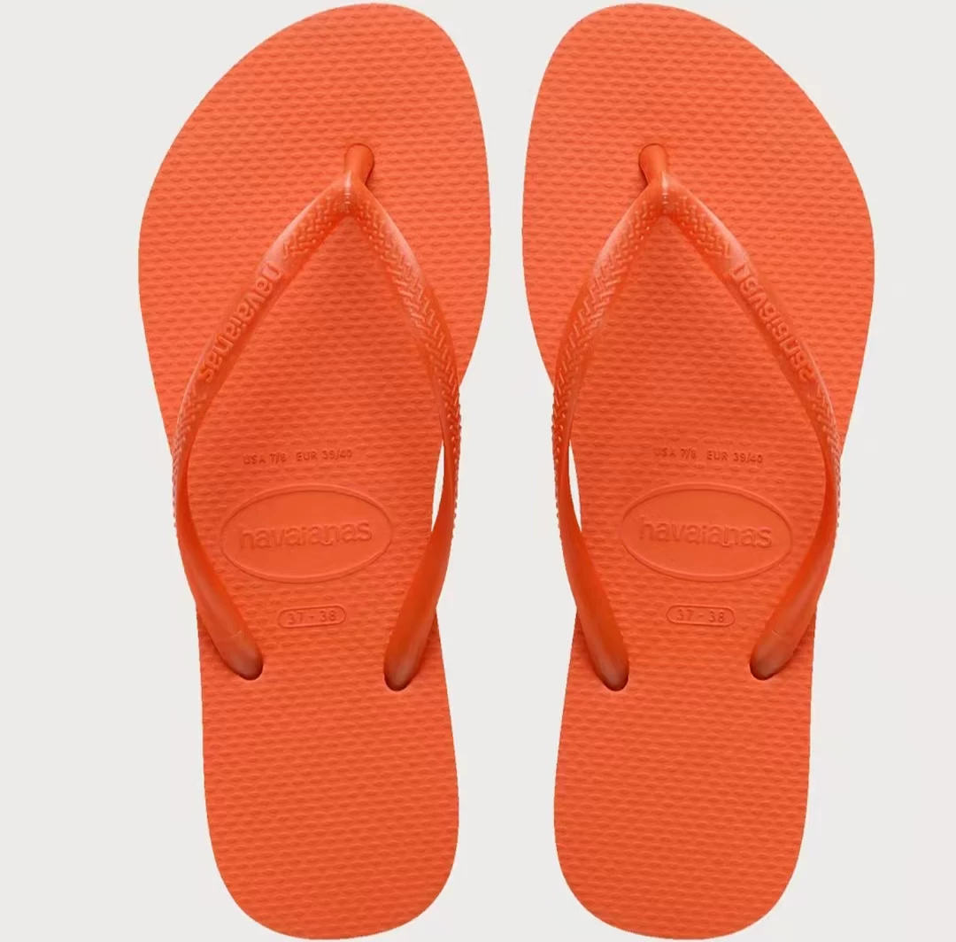 [Оригинальные сланцы Havana Havaianas женские шлепанцы с узкой подошвой противоскользящие]