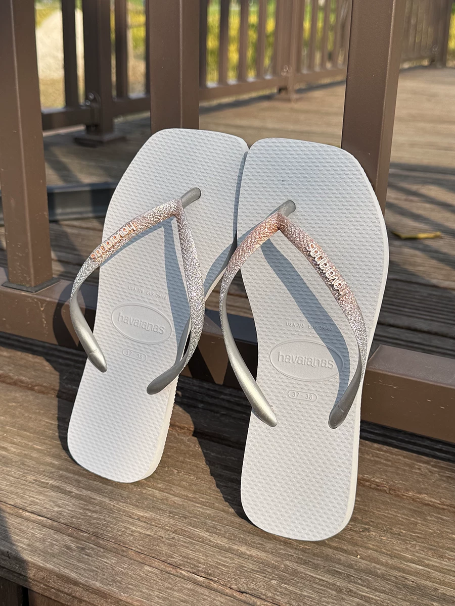 [Оригинальные сланцы Havana Havaianas женские шлепанцы с узкой подошвой противоскользящие]