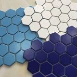 Бассейн, шестиугольная самоклеющаяся мозаика на стену