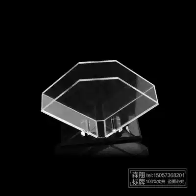 Creative acrylic toilet paper box black bottom napkin box storage box Hotel dining room special transparent tissue box spot